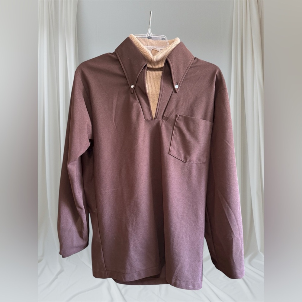 Vintage Brown Long Sleeve Shirt